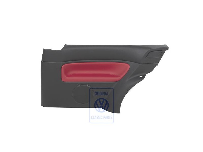 Original VW Side Panel Trim (Leather) Red - 1J3867044CBLLD