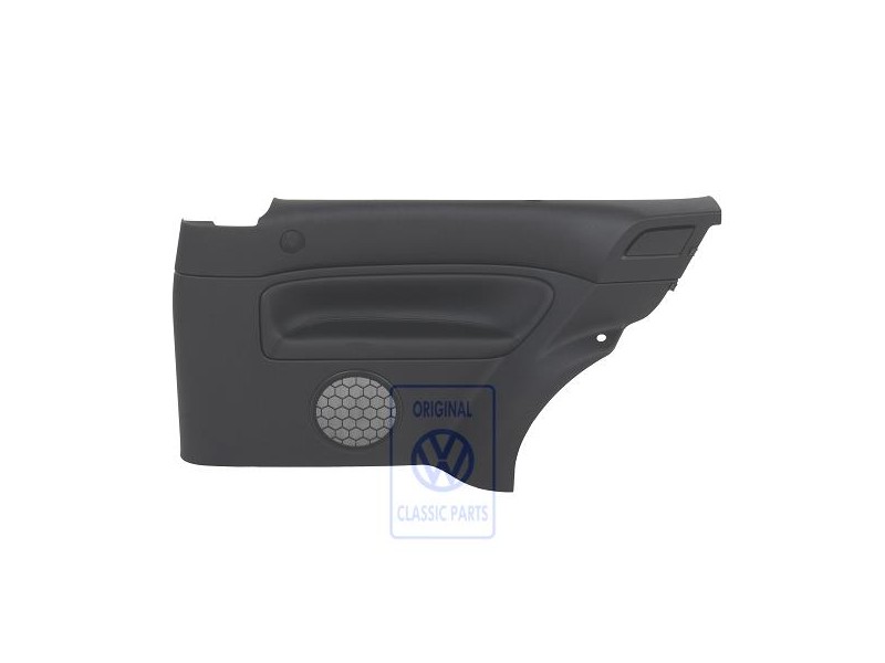 Original VW Side Panel Trim (Leather) Black/Black - 1J3867044CCHSA