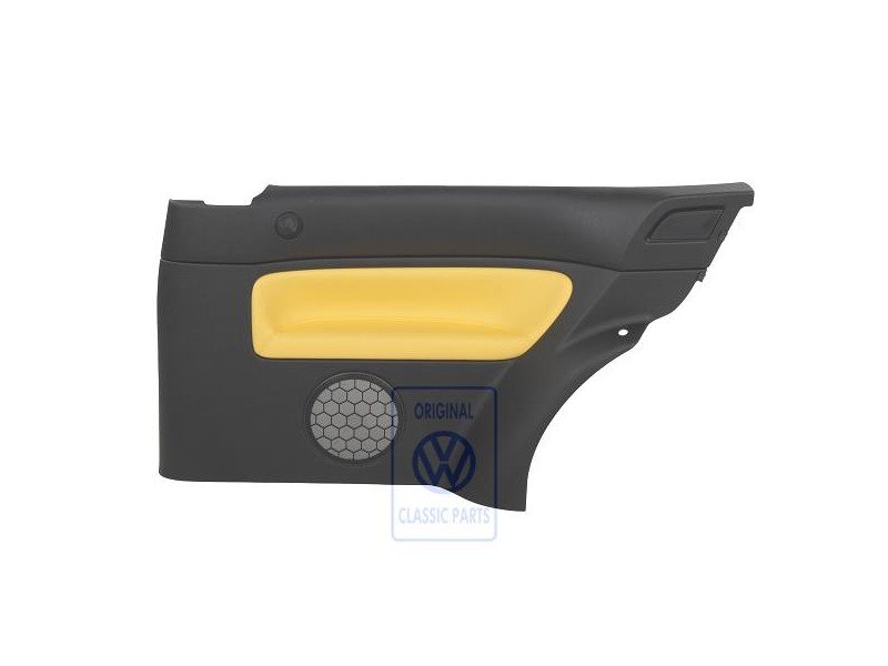Original VW Side Panel Trim (Leather) Yellow - 1J3867044CCHUV