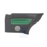 Original VW Side Trim (Fabric) Black/Green - 1J3867044CGGHG