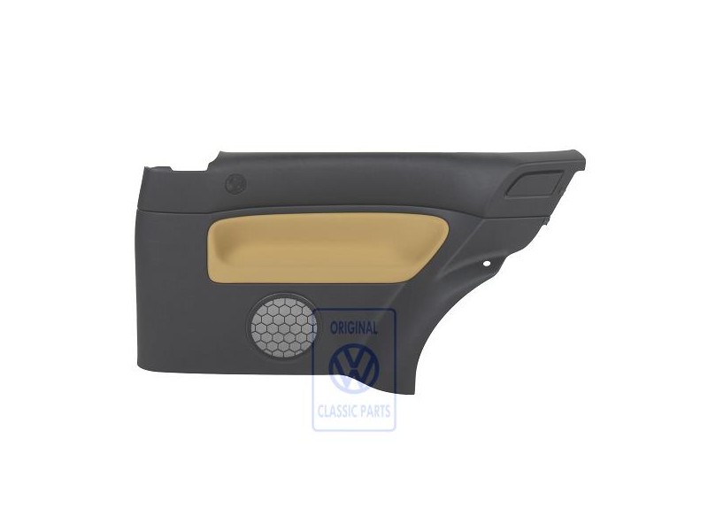 Original VW Side Trim (Fabric) Black/Yellow - 1J3867044CGGRE