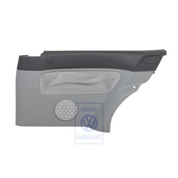 Original VW Side Trim (Fabric) Black/Flannel Grey - 1J3867044CJHRY