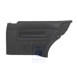 Original VW Side Panel Trim (Leather) Black/Black - 1J3867044CMHSA