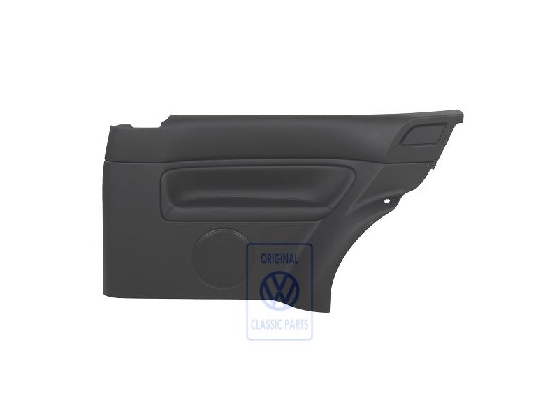Original VW Side Panel Trim (Leather) Black/Black - 1J3867044CMHSA
