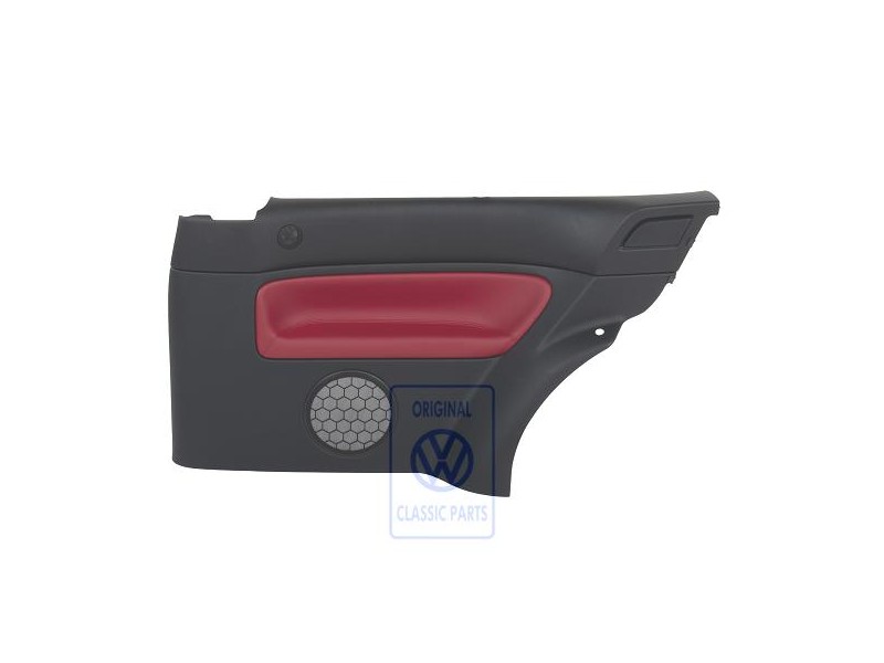 Original VW Side Panel Trim (Leather) Red - 1J3867044CNLLD
