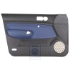 Original VW Door Panel Trim (Leather) Black/Orbitblue - 1J4867011DJGEC
