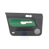 Original VW Door Panel Trim (Leather) Green - 1J4867011FDLLE