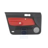 Original VW Door Panel Trim (Leather) Black/Tropical Orange - 1J4867011FEGEB