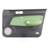 Original VW Door Panel Trim (Leather) Black/Cosmic Green - 1J4867012DCGED