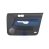 Original VW Door Panel Trim (Leather) Black/Jazz Blue - 1J4867012ELHSE