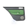 Original VW Door Panel Trim (Cloth) Black/Green - 1J6867211ADGHG