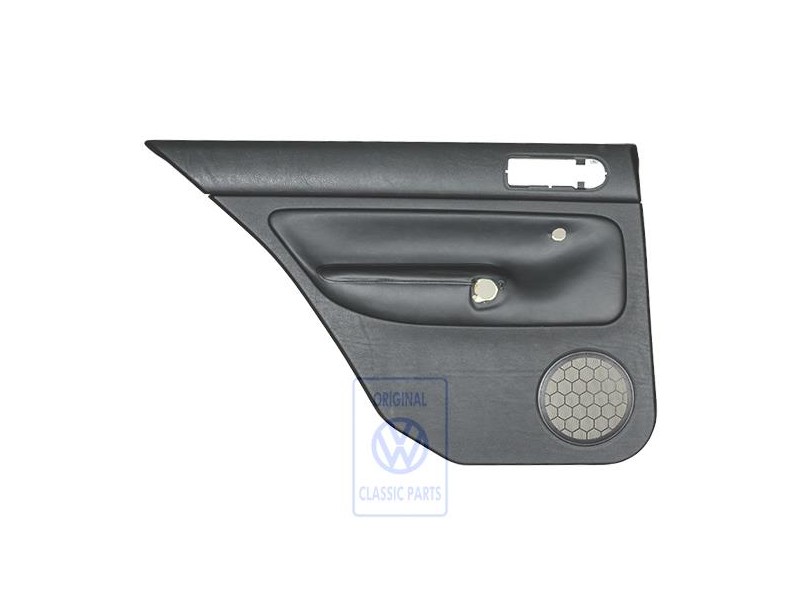 Original VW Door Panel Trim (Leather) Black/Black - 1J6867211AHGEN