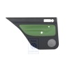 Original VW Door Panel Trim (Leather) Black/Cosmic Green - 1J6867211ATGED
