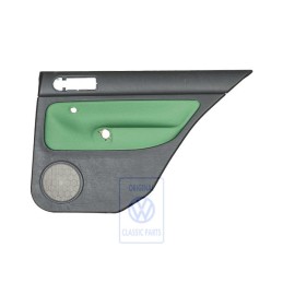 Original VW Door Panel Trim (Cloth) Black/Green - 1J6867212ADGHG