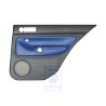 Original VW Door Panel Trim (Leather) Black/Orbitblue - 1J6867212AHGEC