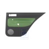 Original VW Door Panel Trim (Leather) Black/Cosmic Green - 1J6867212AHGED