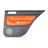 Original VW Door Panel Trim (Leather) Black/Tropical Orange - 1J6867212ATGEB