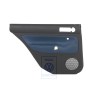 Original VW Door Panel Trim (Leather) Black/Orbitblue - 1J9867211AAGEC