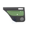 Original VW Door Panel Trim (Leather) Black/Cosmic Green - 1J9867211ALGED