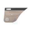 Original VW Door Panel Trim (Leather) Black/Light Beige - 1J9867212ALFWZ