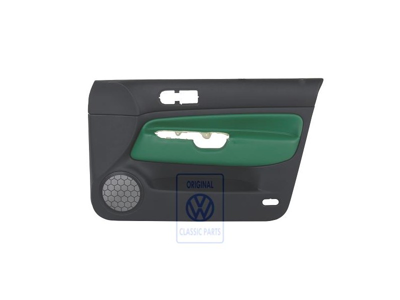 Original VW Door Panel Trim (Leather) Green - 1J4867012ELLLE