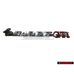 VW Classic Parts Rabbit Gti Rear Boot Badge - 171853687AL GX2