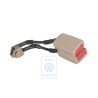 Original VW Double Belt Latch Light Beige/Fire Red - 1J0857488B FCR