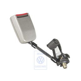 Original VW Belt Latch Flannel Grey/Fire Red - 1J0857495B FCP