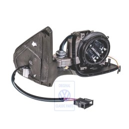 Original VW Exterior Mirror Housing Satin Black - 1J2857508H 01C