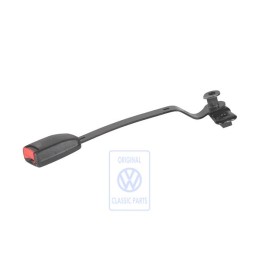 Original VW Belt Latch Satin Black/Fire Red - 1J3858472B FCN