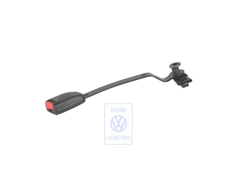 Original VW Belt Latch Satin Black/Fire Red - 1J3858472B FCN