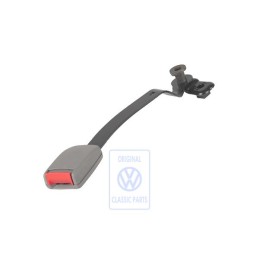 Original VW Belt Latch Flannel Grey/Fire Red - 1J3858472B FCP