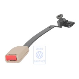 Original VW Belt Latch Light Beige/Fire Red - 1J3858472B FCR