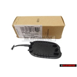 Original VW Cover For Towing Eye Satin Black - 7L6807450A 9B9