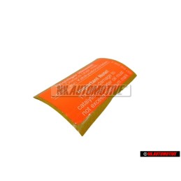 Original VW Sticker OIL LEVEL ABOVE MAXIMUM - 037010049R