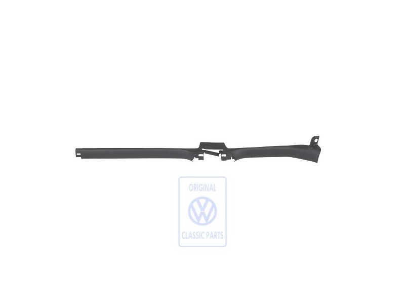 Original VW Sill Trim Strip Satin Black - 1J4853373B B41