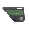 Original VW Door Panel Trim (Cloth) Black/Cosmic Green - 1J9867211Q GHG