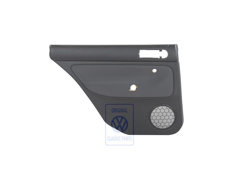 Original VW Door Panel Trim (Cloth) Anthracite/Black - 1J9867211Q GHJ