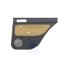 Original VW Door Panel Trim (Cloth) Black/Yellow - 1J9867212Q GRE