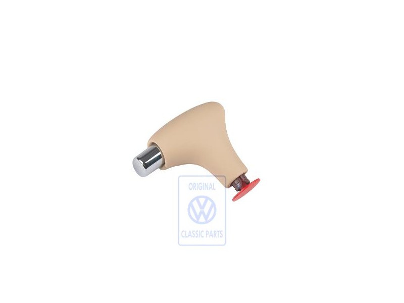 Original VW Gearstick Grip (Leather) Sun Beige - 3B1713139K 69J