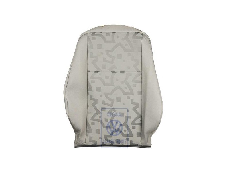 Original VW Backrest Cover (Fabric) Flannel Grey - 1J0881805 FVM