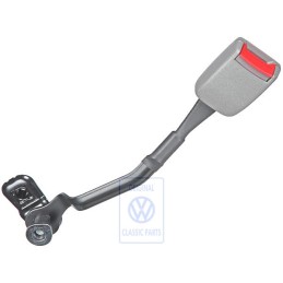 Original VW Belt Latch Flannel Grey/Fire Red - 1J3858472 FCP