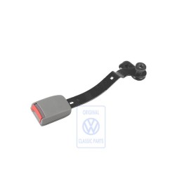 Original VW Belt Latch Flannel Grey/Fire Red - 1J4858471 FCP