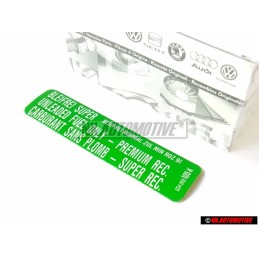 Original VW Sticker 91OCT - 034010105K