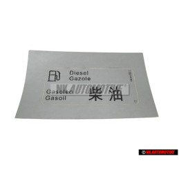 Original VW Sticker DIESEL - 1H0010092L