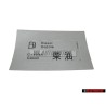 Original VW Sticker DIESEL - 1H0010092L