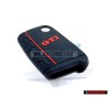 Original VW Key Cover Black/Red - 000087012ALGCA