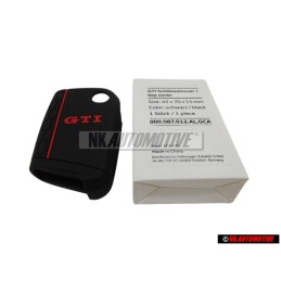 Original VW Key Cover Black/Red - 000087012ALGCA