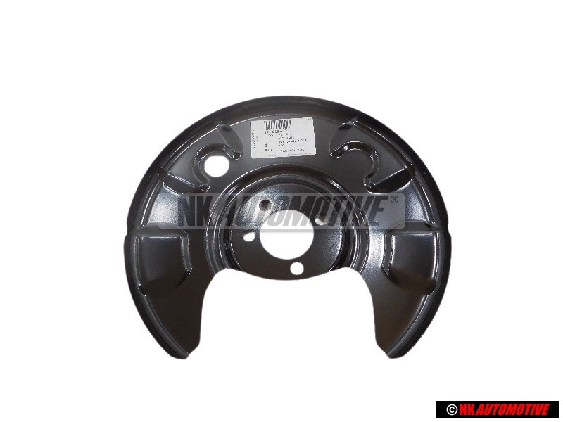 Original VW Lamination Brake Disc Cover Plate Shield Rear Right - 191615612