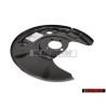 Original VW Lamination Brake Disc Cover Plate Shield Rear Left - 191615611
